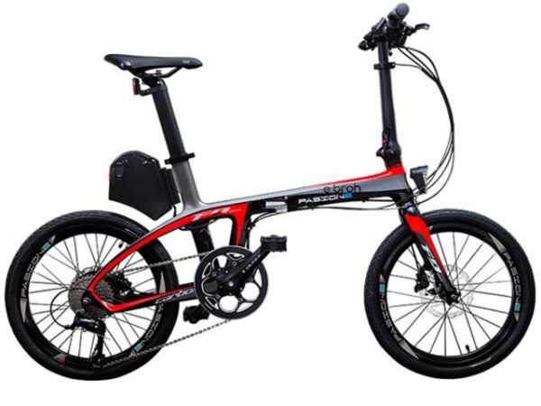 Bicicleta electrica Pasione-roja-remolques-cañero